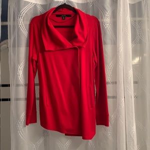 Red Kensie Cardigan Jacket